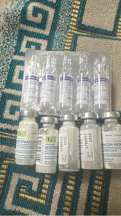 Цефтриаксон-акос и ледокоин уколы