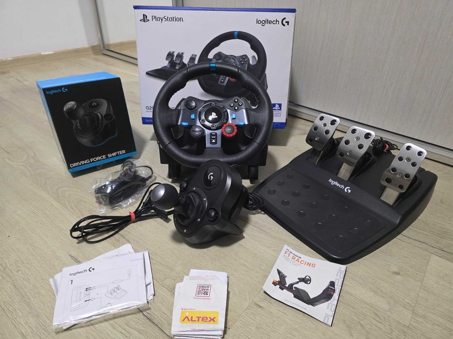 Volan Logitech G29 (PS5/PS4/PC) + Schimbător viteze
