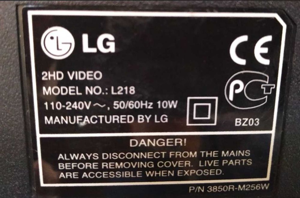 Видеомагнитофон LG на запчасти
