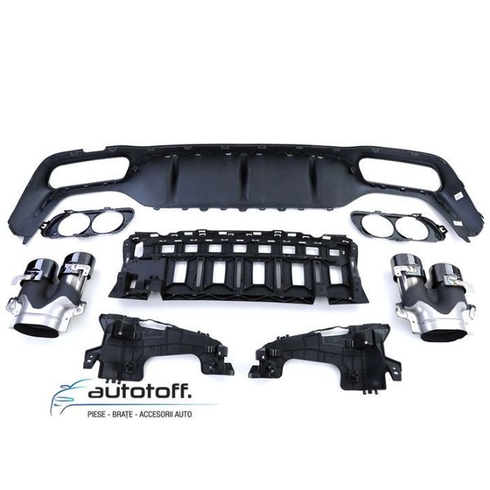 Difuzor compatibil cu Mercedes W213 E-Class (2016+) E53 Design Full Black