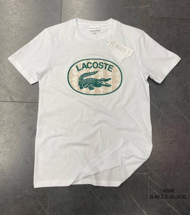 Мужская футболка 100% хлопок от Lacoste