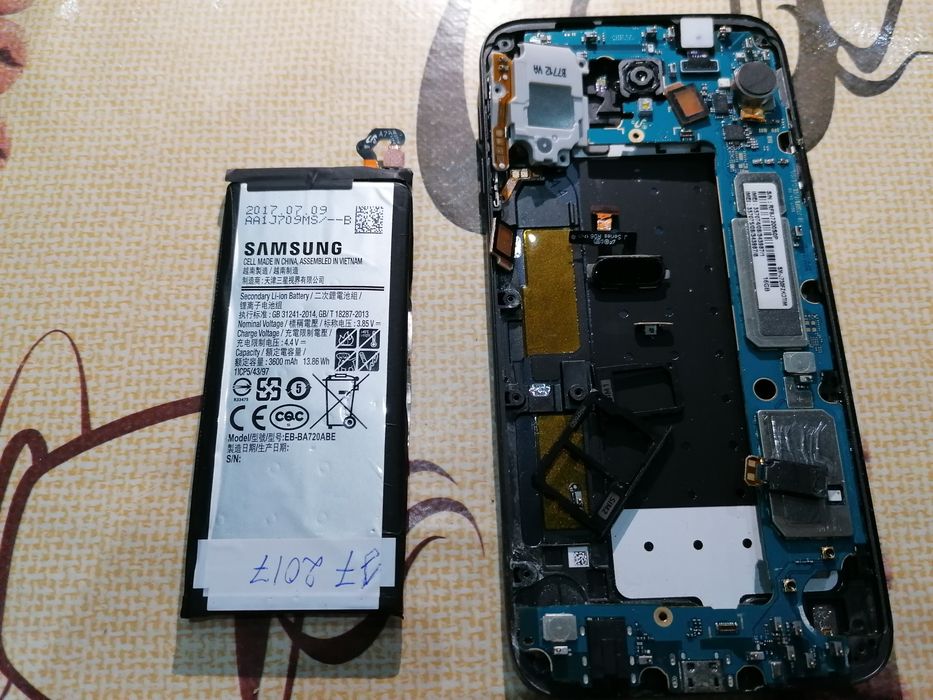 Piese samsung galaxy j7 j3 J4+ J6 j5 A6+ A5 A3 A20E placa baza baterie