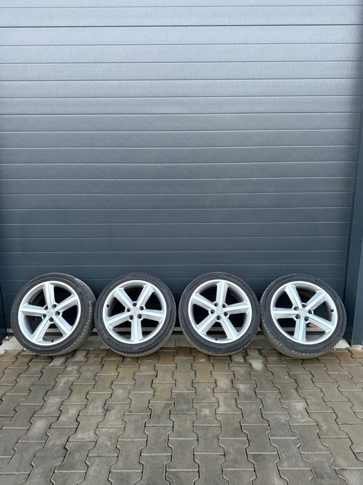 Jante aliaj originale Audi 18” + anvelope Hankook – set 4 buc