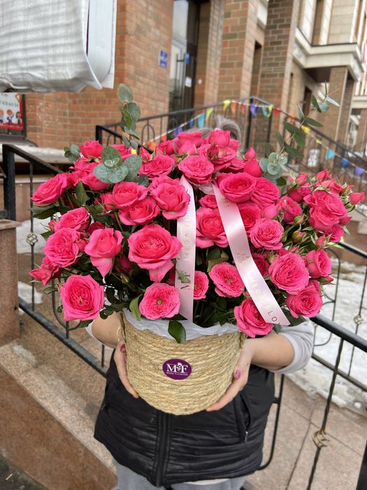 Евробукет букет цветы Астана роза