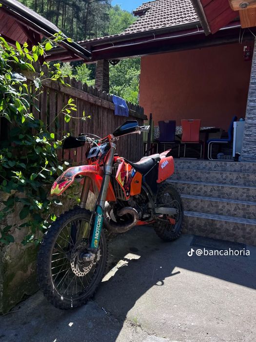 KTM 250cc 2T , nu ii place lui scara mea