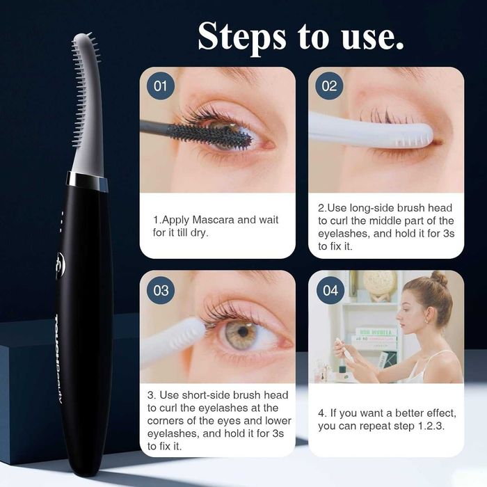 Уред за грижа за вежди и мигли TOUCHBeauty Heated Eyelash Curl