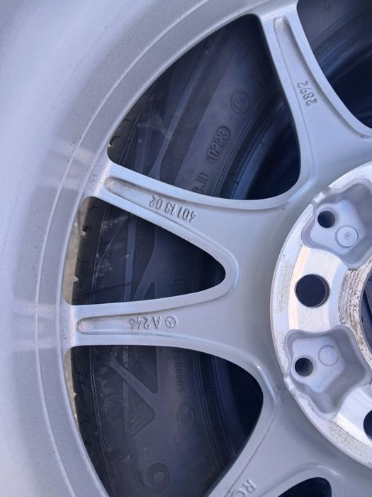 Set 4 jante aluminiu Mercedes Benz A B C class 16 zoll senzori presiune