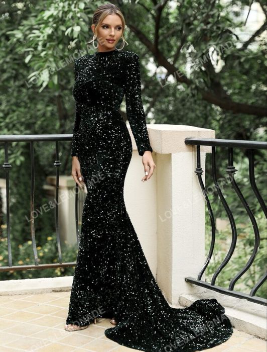 Rochie verde smarald