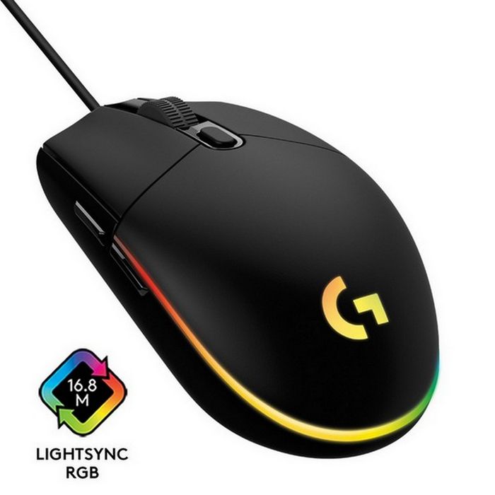 Игровая мышь Logitech G102 Lightsync(черная) б/у