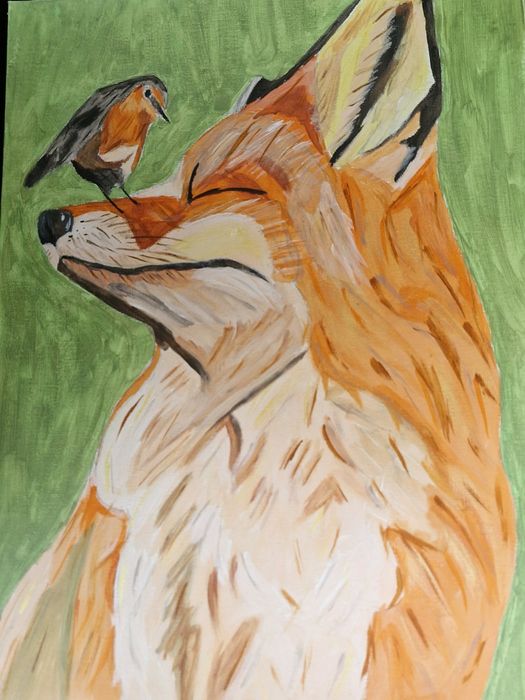 Картини с акрил върху платно.