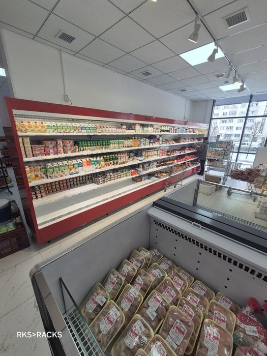 Холодильная витрина открытая горка шкафы витринный холодильник