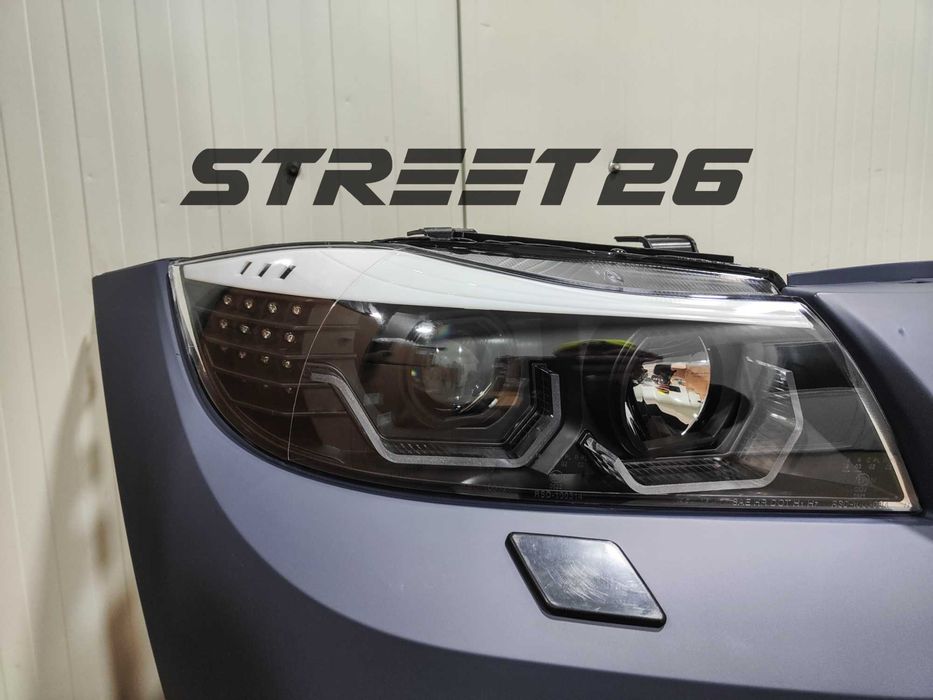 Pachet Bara Fata M BMW E90 E91 NFL (2005-2007) si Faruri LED V2