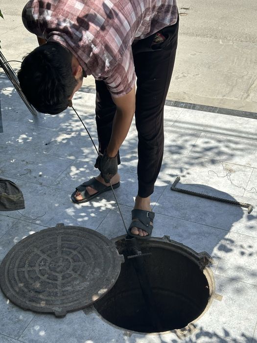 Kanalizatsya tozalash kao bilan yuvish