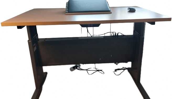 Set masa reglabila si scaun ergonomic refurbished + Cadou