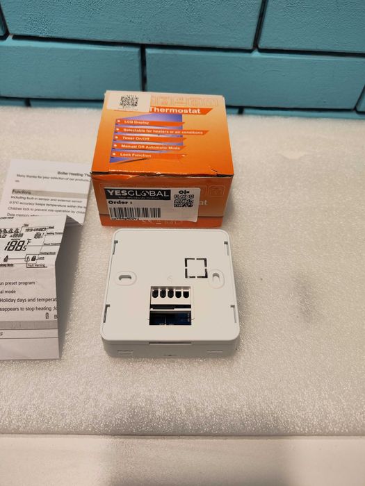 Електронен термостат, 5A Програмен термостат с LCD дисплей