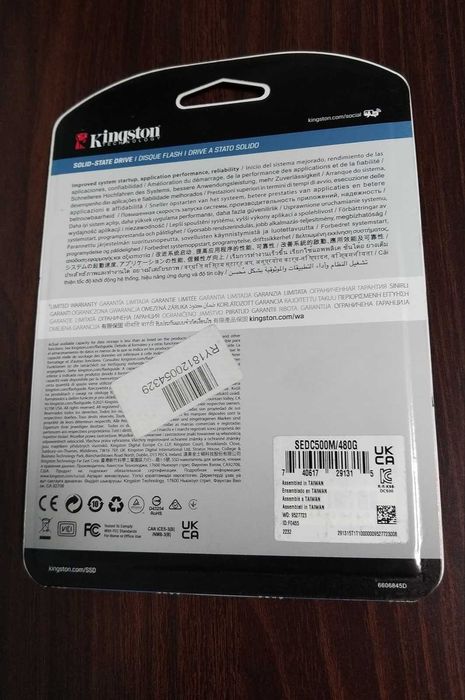 SSD Kingston Enterprise DC500M 480GB SATA-III 2.5 inch sigilat