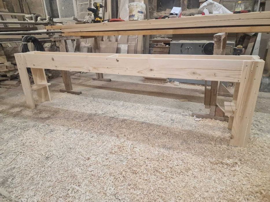 Хранилка за животни от дърво овце,кози