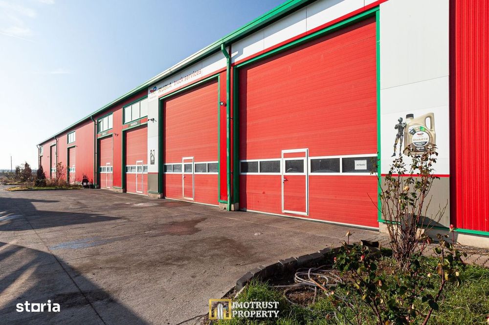 Hală industrială de închiriat în Horia, Arad – 367 mp, acces TIR - Widok 5