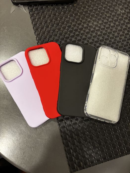 Huse Iphone 15/16 -pro -pro max/plus+folie sticla!