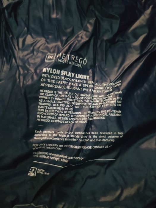 Пуховик Hetrego Италия оригинал р44