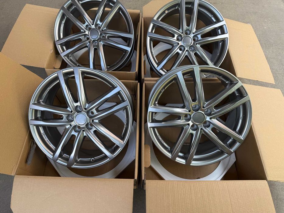 4 бр. чисто нови алуминиеви джанти Rial 19'' 5x112 , централен отвор 66.5 , ET57, 8J