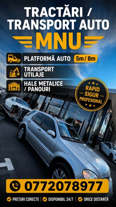 Tractari Auto Vrancea/ Toata Romania