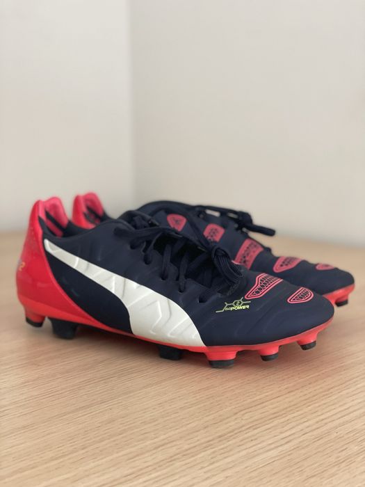 Ghete fotbal Puma EvoPower FG + apărători Puma PRO Training