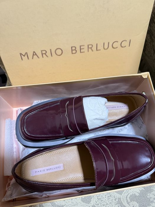 Лоферы новые оригинал Mario Berlucci