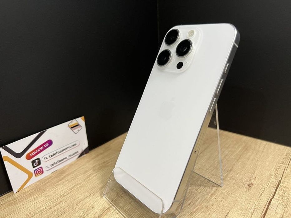 Iphone 16 Pro 256Gb White Titanium Second-Hand 3 ani garanț