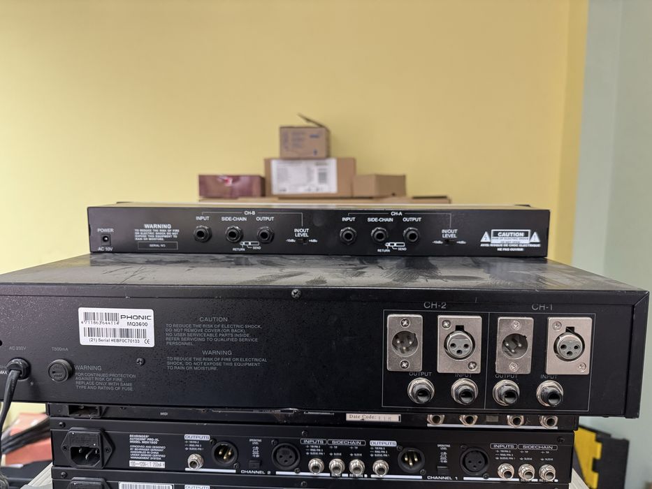 Behringer phonic procesor feedback eq