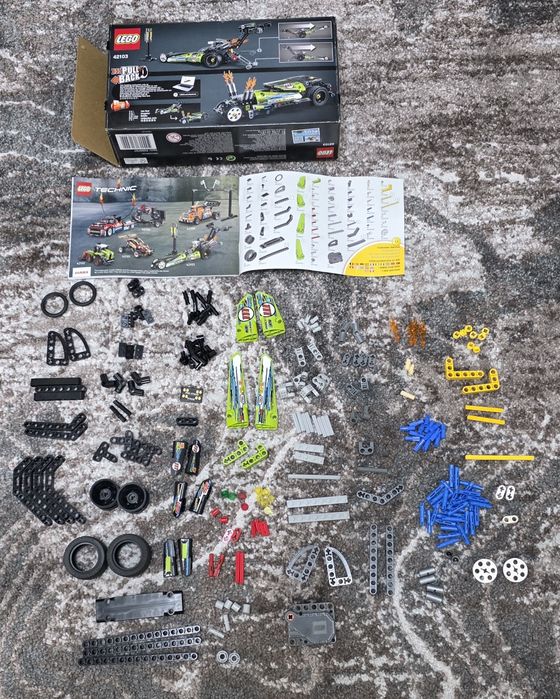 LEGO Technic - Dragster 42103, 225 piese