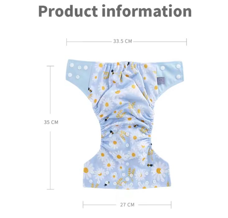 Памперс за многократна употреба нов 3-15кг