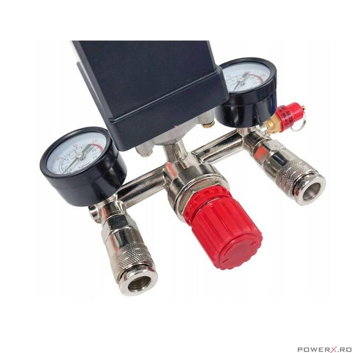 Presostat universal pentru compresor trifazic, 380V, reglabil, Verke