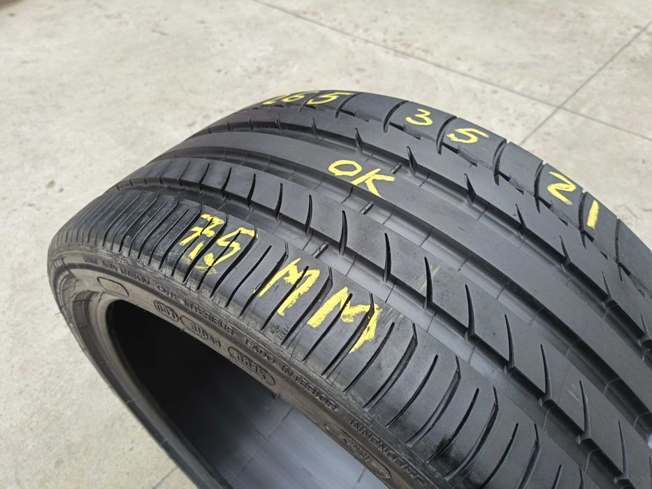 O anvelopa vara 265 35 21 michelin pilot sport 2 PS2 profil de 7,5 mm