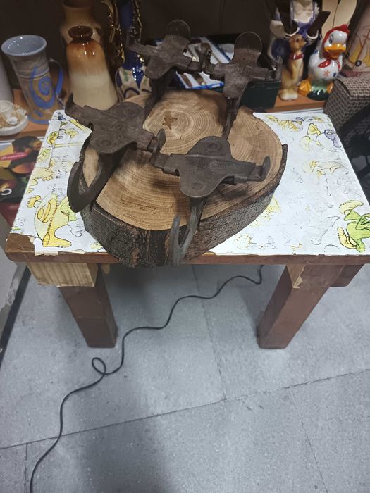 Антични ретро стоманени кънки за лед POLAR-KAMERAD