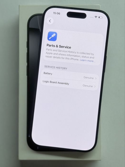 iPhone 16 Pro Black 100% battery