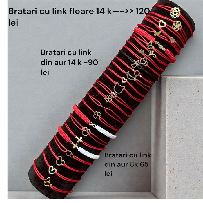 Martisoare bratari cu snur ajustabil