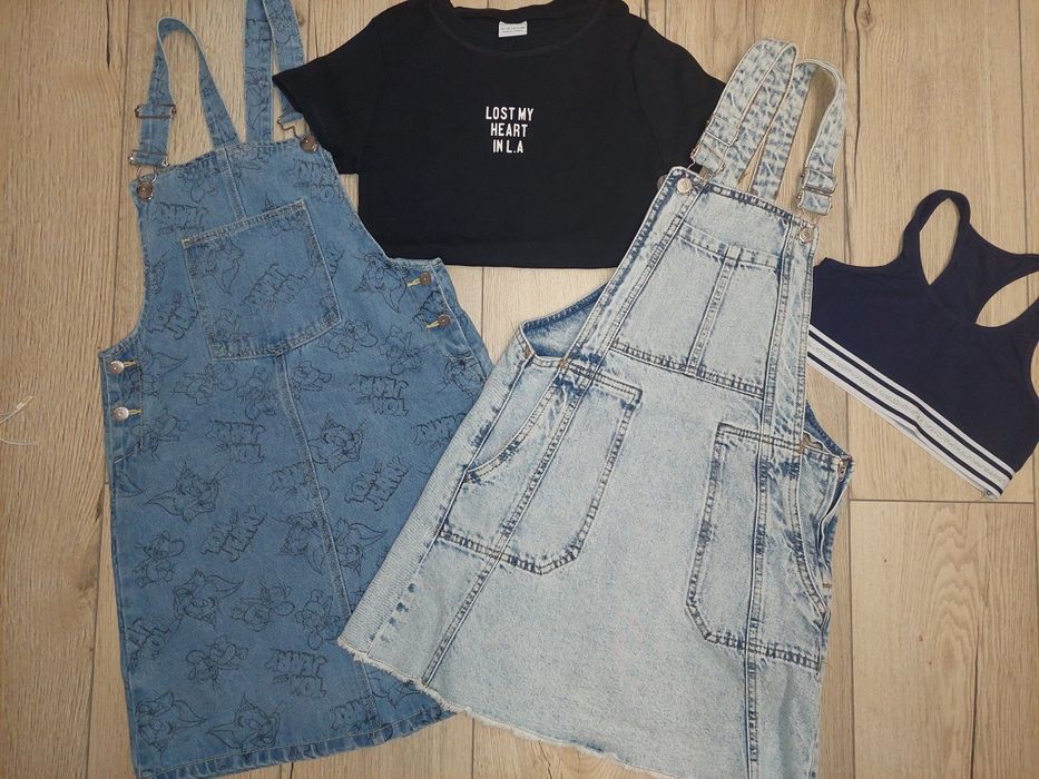 Дънково сукманче и боди Zara