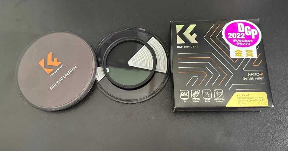 Filtru Black Mist K&F Concept 67mm Black Diffusion 1/4