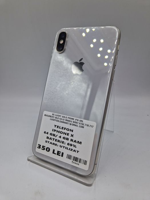 Iphone X 64GB / 4GB RAM 69% Baterie Garantie #54444