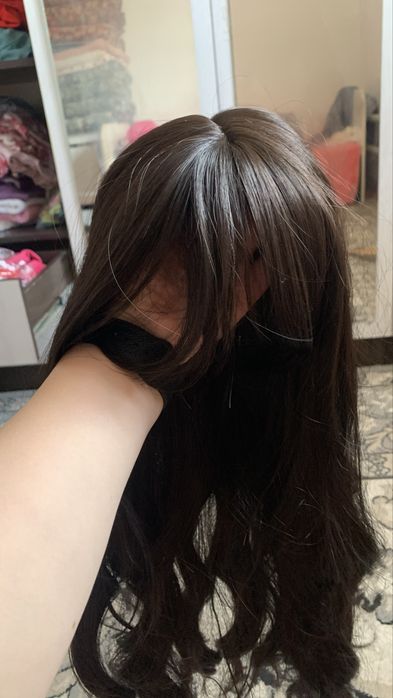 Парик  бұйра макушка