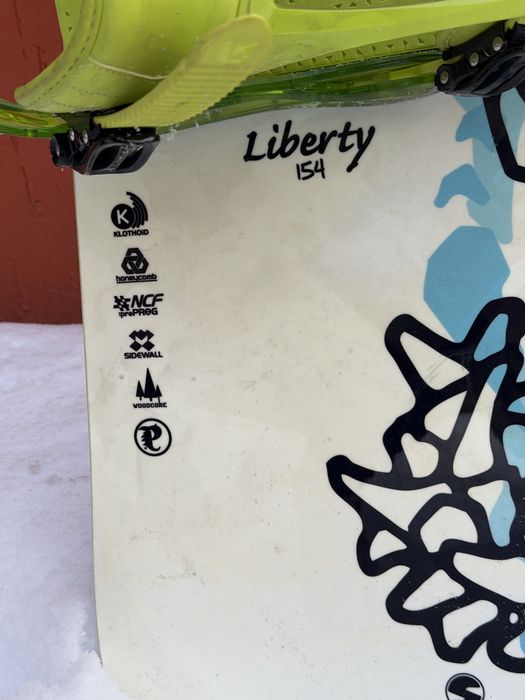 Сноуборд Palmer Liberty. Крепление Burton