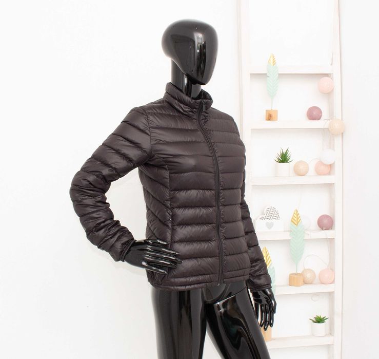 CUBUS дамско яке тънка пухенка черна midlayer пълнеж пух пера XS