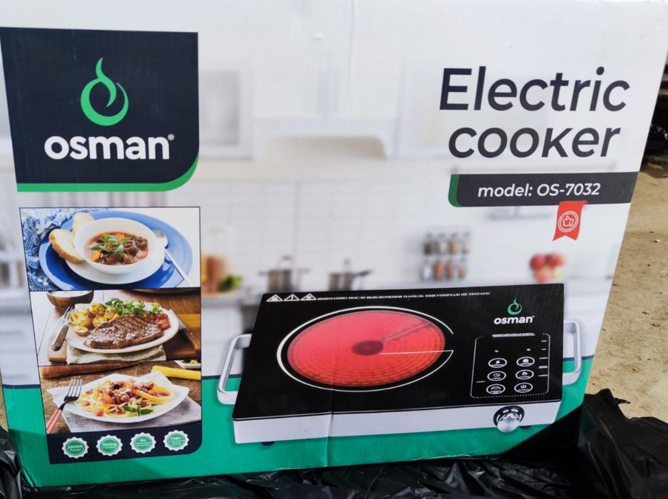 Компактная и стильная электрическая плита Osman позволит готовить в лю