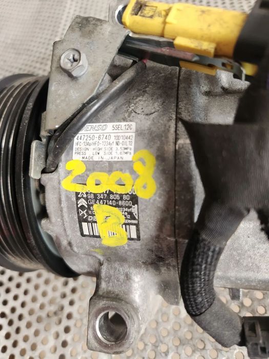 Compresor Clima Peugeot 5008 3008 308 508 Citroen DS Peugeot Opel Crossland 1.2 Benzina Cod   An 20