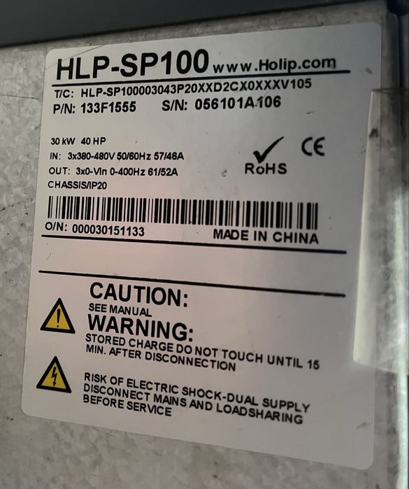 Частотный преобразователь 30 квт