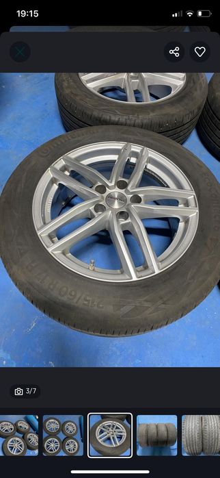 Jenti 17",senzori, anvelope de vară aproape noi