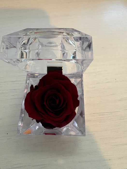 Вечна роза в кристална кутия