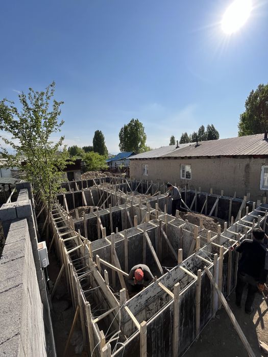 Заливка Фундамент