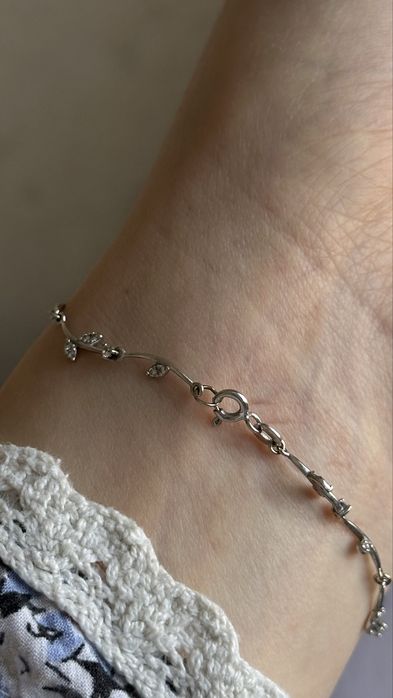 Браслет белое золото